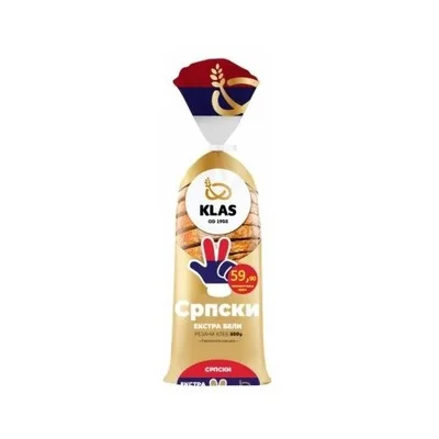 Klas Srpski Extra Beli Rezani 500 g