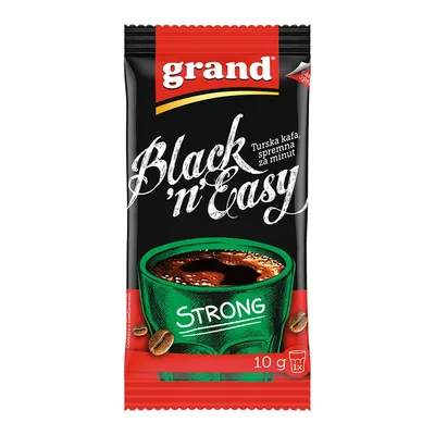 Kafa Turska Black&easy Strong Grand 10 g