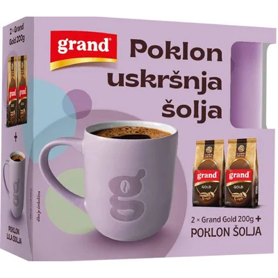 Kafa Gold 2 Poklon Solja 200 g
