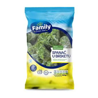 Spanać U Briketima Smrz Family 900 g
