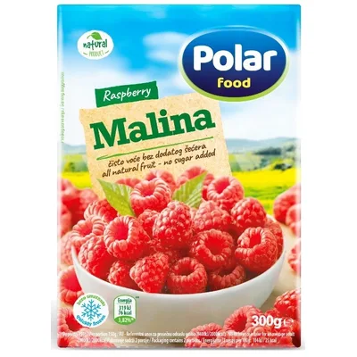 Polar Food Smrznuto Voće Malina 300 g