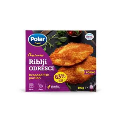 Polar Food Smrznuti Panirani Riblji Odresci 400 g