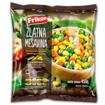 Delistirano Smrznuto Povrce Mesavina Za Duvec 450 g