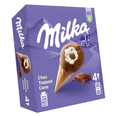 Milka Sladoled Ball Top Cone Mondelez 100 ml