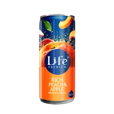 Sok Life Prem Breskva Jab Can 250 ml