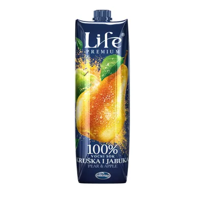 Nectar Sok Kruska 100% Life Brik 250 ml