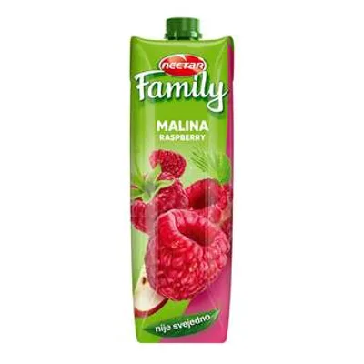Nectar Family Sok Jabuka I Malina Brik 1 L
