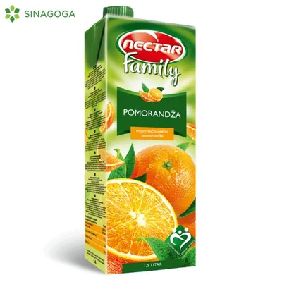 Nectar Family Sok Pomorandza ( Gratis) Brik 2 L