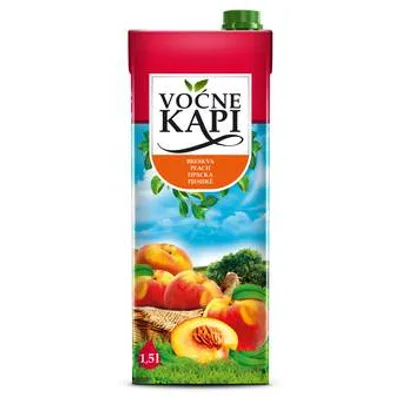 Voćni Napitak Voćne Kapi Breskva Brik 1,5 L