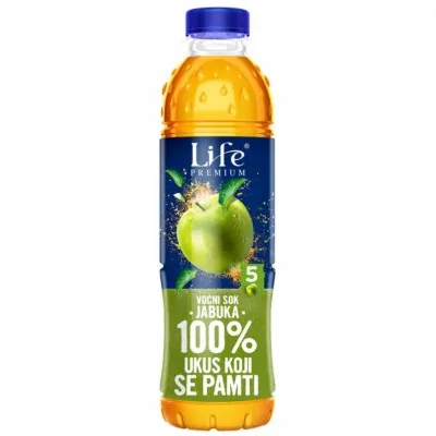 Sok Life Prem 100% Jabuka 750 ml