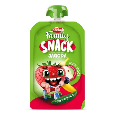 Pouch Jabuka Banana Jagoda Family 100 g