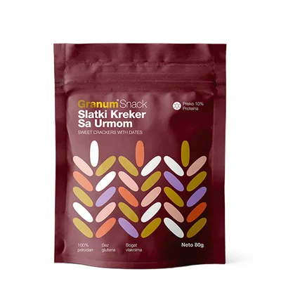 Krekeri Slatki Sa Urmom Granum 80 g