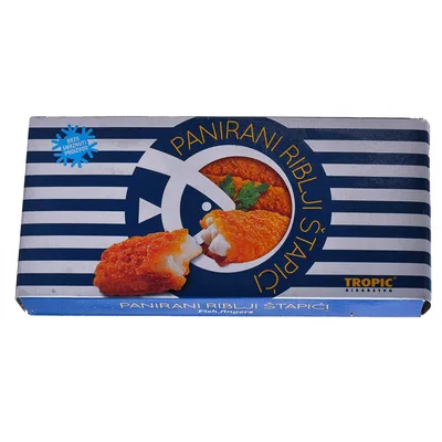 Panirane Smrznute Riblje Pljeskavice Figurice 300 g