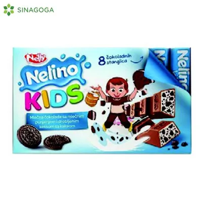 Cokolada Nelino Kids Ml.Punjenje I Crni Keks Nelli 85 g