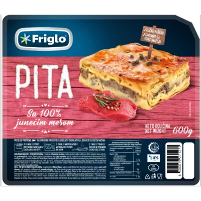 Pita Krompir 600f Friglo