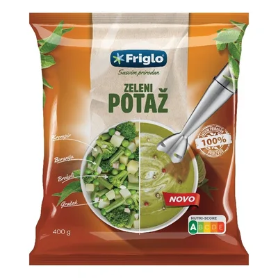 Potaž Zeleni Smrz Friglo 400 g