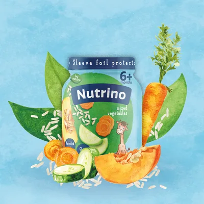 Kašica Mešano Povrće Nutrino 125 g