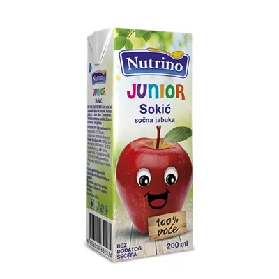 Nutrino Junior Sokic Socna Jabuka 200 ml