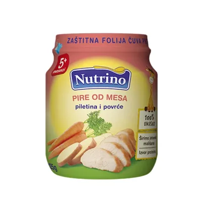 Kasica Nutrino Piletina Povrce 125 g