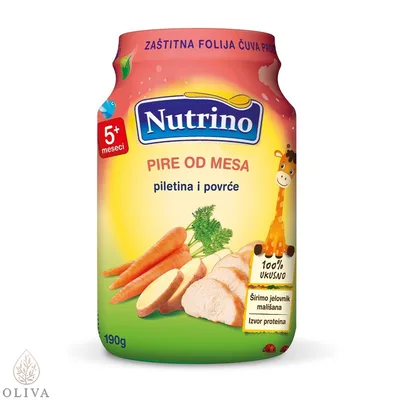 Kašica Pire Od Mesa Piletina I Povrće Nutrino 190 g