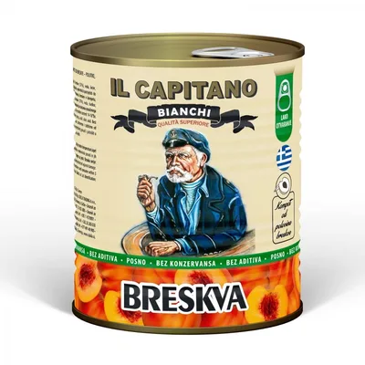 Kompot Il Capitano Breskva Polovina 850 ml