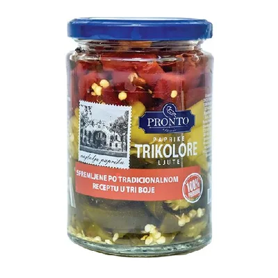 Paprike Ljute Tricolore Pront 370 ml