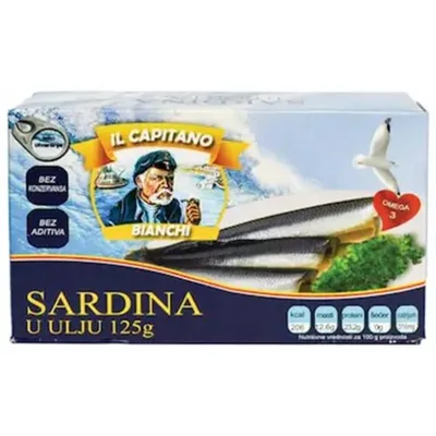 Stari Jadran Sardina U Biljnom Ulju 125 g