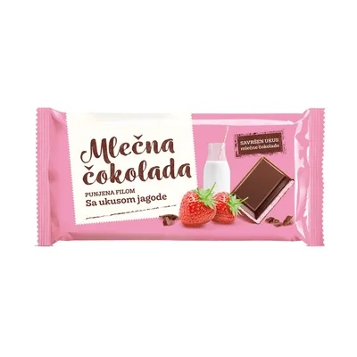 Čokolada Dolcaterra Jagoda 200 g