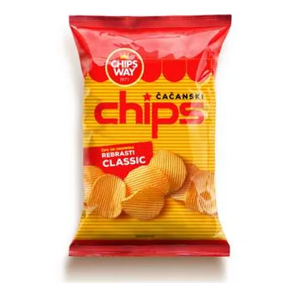 Chips Way Cips Cacanski Rebrasti 230 g