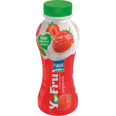 Jogurt Vocni Dr Milk Jagoda 330 g