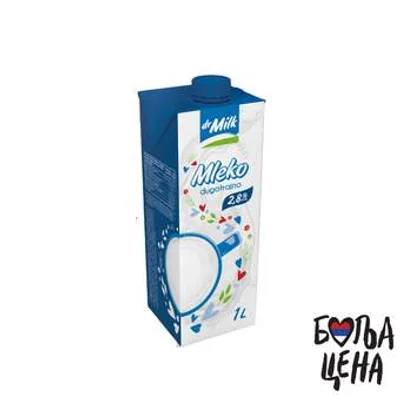 Mleko Uht 2,8%mm Dr Milk 1 L