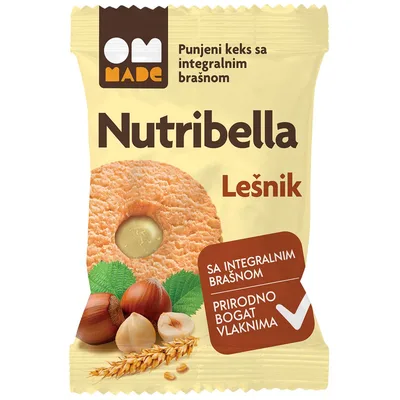 Biskvit Lešnik Nutribella 50 g