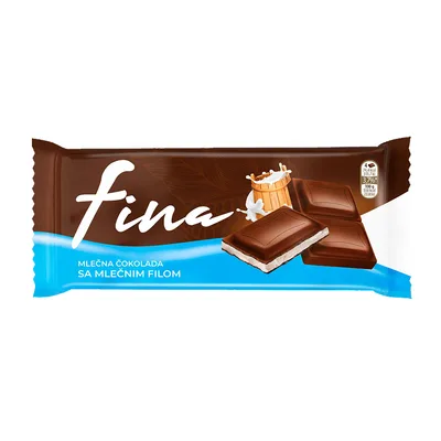 Fina Mlečna Čokolada Mlečni Fil 90 g