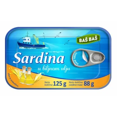 Sardinela U Biljnom Ulju To! 125 g