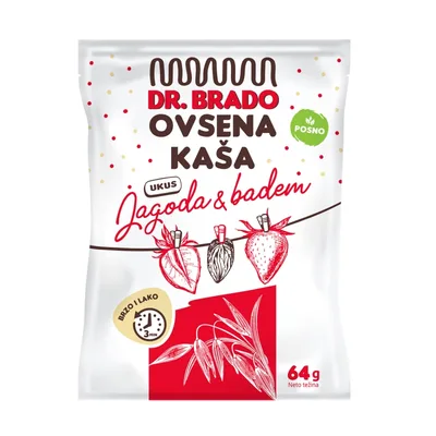 Ovsena Kasa Jagoda Badem To! 64 g
