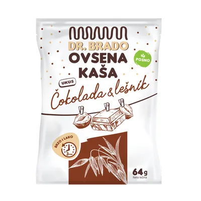 Ovsena Kaša Čokolada Lešnik To! 64 g