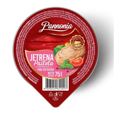 Pannonia Jetrena Pasteta 75 g