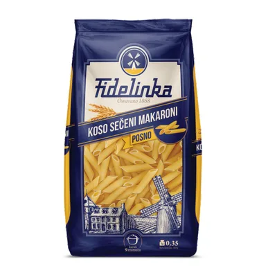 Testenina Makaroni Koso Sečeni Fidelinka 350 g