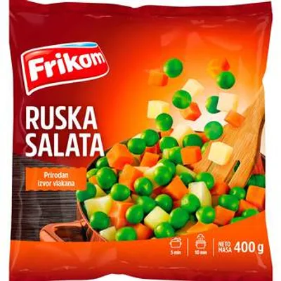 Frikom Mesavina Povrca Za Rusku Salatu Smrznuta 400 g