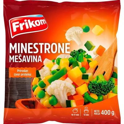 Frikom Smrznuto Povrce Mesavina Povrca Za Minestrone Supu 400 g