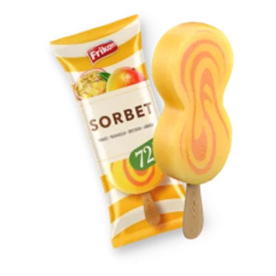 Frikom Sladoled Sorbet Mango Marakuja Štapić 63 g