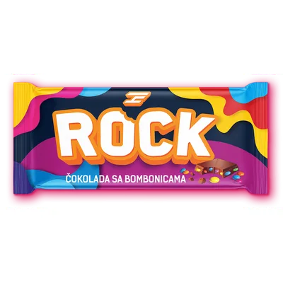 Cokolada Rock Mlecna Sa Bombonicama 100 g