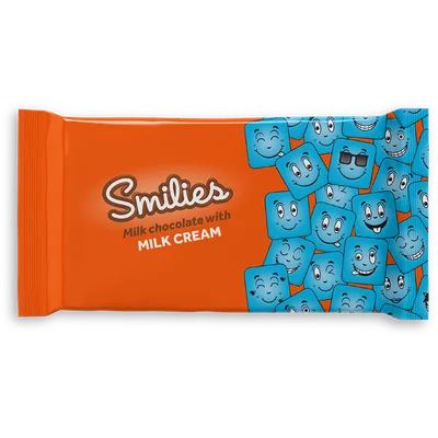 Bar Cokolada Smilies Milk Cream 28 g