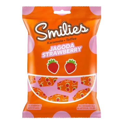 Karamela Smilies Jagoda 100 g