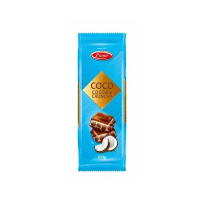 Čokolada Mlečna Crunchy Kokos 100 g