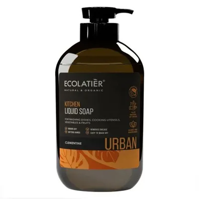 Ecolatier Sapun Za Suđe Povrće I Voće Klementina Urban 600 ml