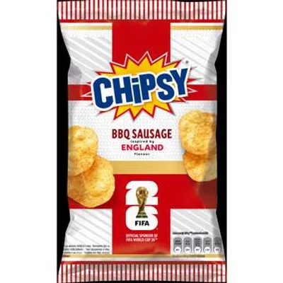 Čips Chipsy Plain Fwc Bbq Sausage Marbo 95 g