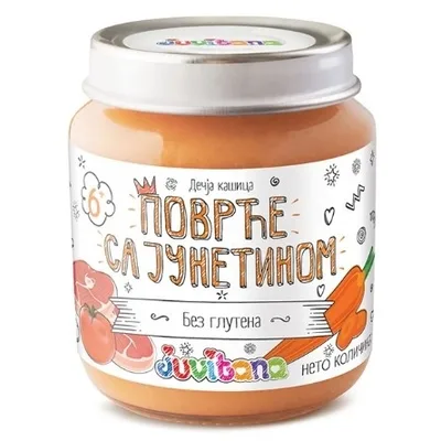 Juvitana Kas. Jaretina Povrce/Kom 128 g