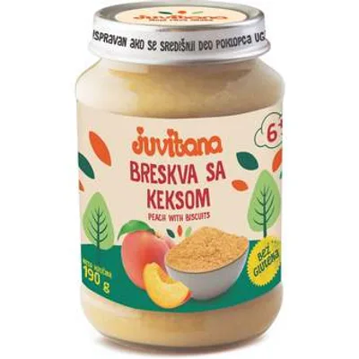 Kasica Breskva I Keks Juvitana 190 g
