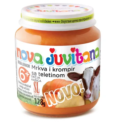 Kašica Mrkva Krompir Kukuruz Ju 128 g